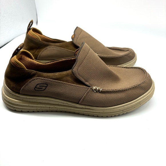 Sketchers slip on air cooled memory foam Brown Sz 13 NWOT - Picture 11 of 11